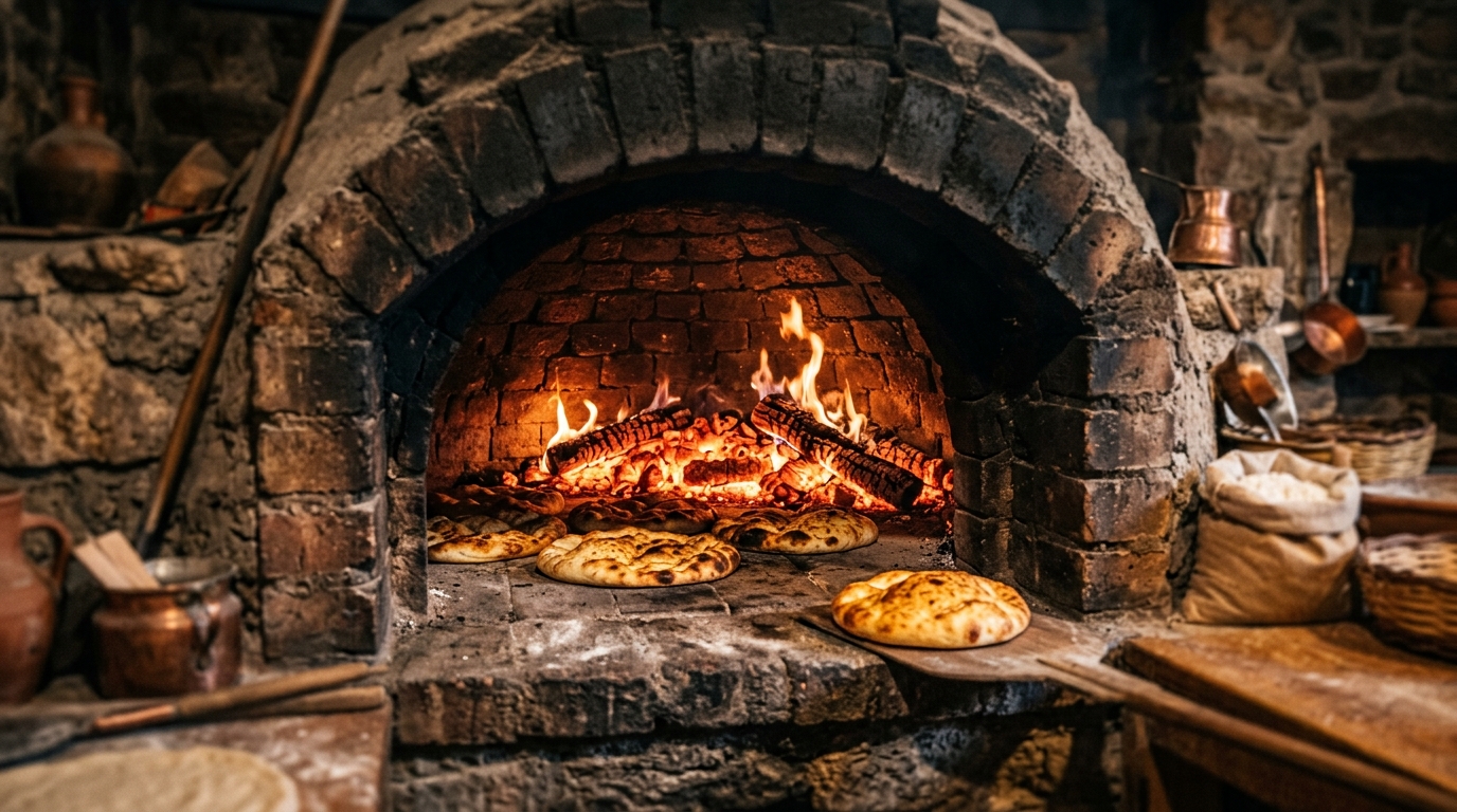 Turkish Stone Oven Background